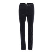 Hoge taille slim-fit broek in Dark Navy Part Two , Blue , Dames