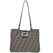 Pre-owned Canvas totes Fendi Vintage , Brown , Dames