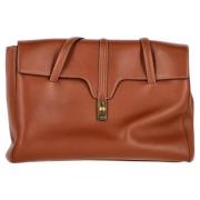 Pre-owned Leather handbags Celine Vintage , Brown , Dames