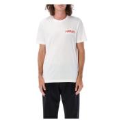 Witte Box Logo T-shirt Marni , White , Heren