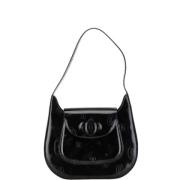 Pre-owned Leather handbags Cartier Vintage , Black , Dames