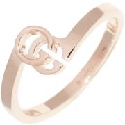 Pre-owned Metal rings Gucci Vintage , Beige , Dames