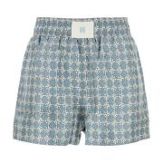 Zijden Bedrukte Shorts Amiri , Multicolor , Dames