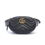 Pre-owned Leather gucci-bags Gucci Vintage , Black , Dames