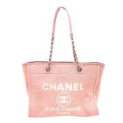 Pre-owned Canvas chanel-bags Chanel Vintage , Pink , Dames