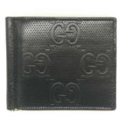 Pre-owned Leather wallets Gucci Vintage , Black , Heren