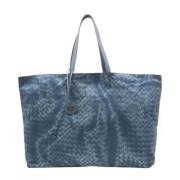 Pre-owned Fabric totes Bottega Veneta Vintage , Blue , Dames