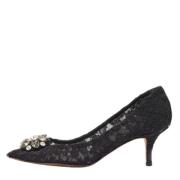 Pre-owned Lace heels Dolce & Gabbana Pre-owned , Black , Dames