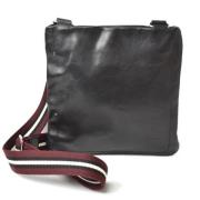 Pre-owned Leather shoulder-bags Bally Pre-owned , Black , Heren