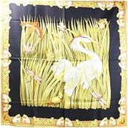 Pre-owned Silk scarves Salvatore Ferragamo Pre-owned , Multicolor , Un...