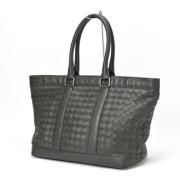 Pre-owned Leather totes Bottega Veneta Vintage , Beige , Dames