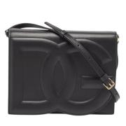 Pre-owned Leather shoulder-bags Dolce & Gabbana Pre-owned , Black , Da...