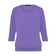 Lange Mouw Blouse Shirt Frank Walder , Purple , Dames