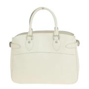 Pre-owned Leather louis-vuitton-bags Louis Vuitton Vintage , White , D...