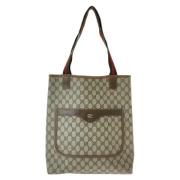 Pre-owned Canvas gucci-bags Gucci Vintage , Brown , Dames