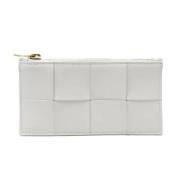 Pre-owned Leather home-office Bottega Veneta Vintage , White , Dames