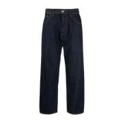 Blauwe Denim Broek Klassieke Stijl YMC You Must Create , Blue , Heren