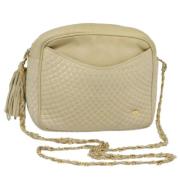 Pre-owned Leather shoulder-bags Bally Pre-owned , Beige , Dames