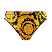 Slips met barokmotief Versace , Yellow , Dames