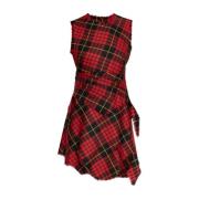 Wollen Jurk Alexander McQueen , Red , Dames