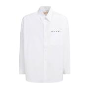 Witte Overhemden voor Mannen Aw24 Marni , White , Heren