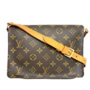 Pre-owned Canvas louis-vuitton-bags Louis Vuitton Vintage , Brown , Da...