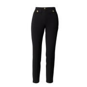 Stijlvolle Broek voor Vrouwen Elisabetta Franchi , Black , Dames