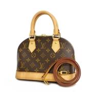 Pre-owned Fabric louis-vuitton-bags Louis Vuitton Vintage , Brown , Da...