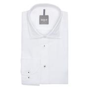 Slim Fit Vrije Tijd Heren Overhemd Fakts , White , Heren