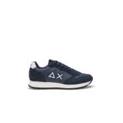 Klassieke Navy Blauwe Sneakers Sun68 , Blue , Heren