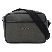 Pre-owned Plastic shoulder-bags Bvlgari Vintage , Gray , Heren