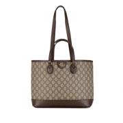 Pre-owned Plastic gucci-bags Gucci Vintage , Beige , Dames