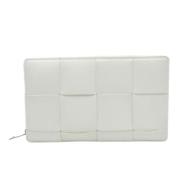 Pre-owned Leather wallets Bottega Veneta Vintage , White , Dames