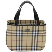 Pre-owned Canvas totes Burberry Vintage , Beige , Dames