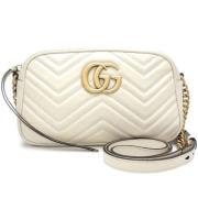 Pre-owned Leather gucci-bags Gucci Vintage , White , Dames