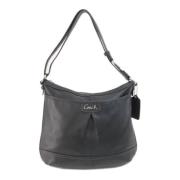 Pre-owned Leather shoulder-bags Coach Pre-owned , Black , Dames