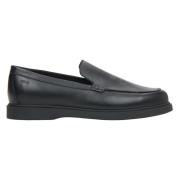 Heren Zwarte Loafers gemaakt van Premium Italiaans Echt Leer Er0011583...