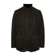 Bruine Wax Katoenen Jas Barbour , Brown , Heren