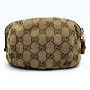 Pre-owned Canvas gucci-bags Gucci Vintage , Beige , Dames