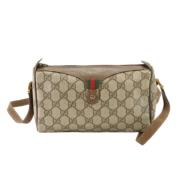 Pre-owned Coated canvas gucci-bags Gucci Vintage , Brown , Dames