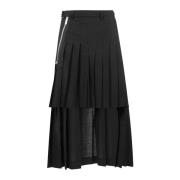 Elegante Pencilrok Sacai , Black , Dames