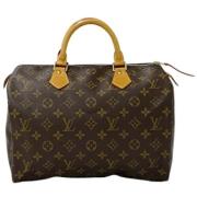 Pre-owned Fabric louis-vuitton-bags Louis Vuitton Vintage , Brown , Da...