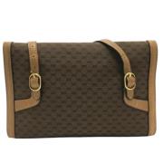 Pre-owned Canvas gucci-bags Gucci Vintage , Brown , Dames