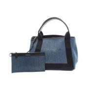 Pre-owned Leather balenciaga-bags Balenciaga Vintage , Blue , Dames