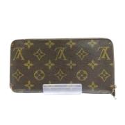 Pre-owned Canvas wallets Louis Vuitton Vintage , Brown , Dames