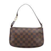 Pre-owned Leather handbags Louis Vuitton Vintage , Brown , Dames