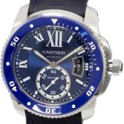 Pre-owned Metal watches Cartier Vintage , Blue , Heren