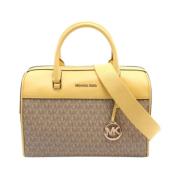 Pre-owned Coated canvas handbags Michael Kors Pre-owned , Beige , Dame...