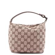 Pre-owned Leather gucci-bags Gucci Vintage , Beige , Dames