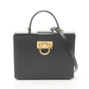 Pre-owned Leather handbags Salvatore Ferragamo Pre-owned , Black , Dam...